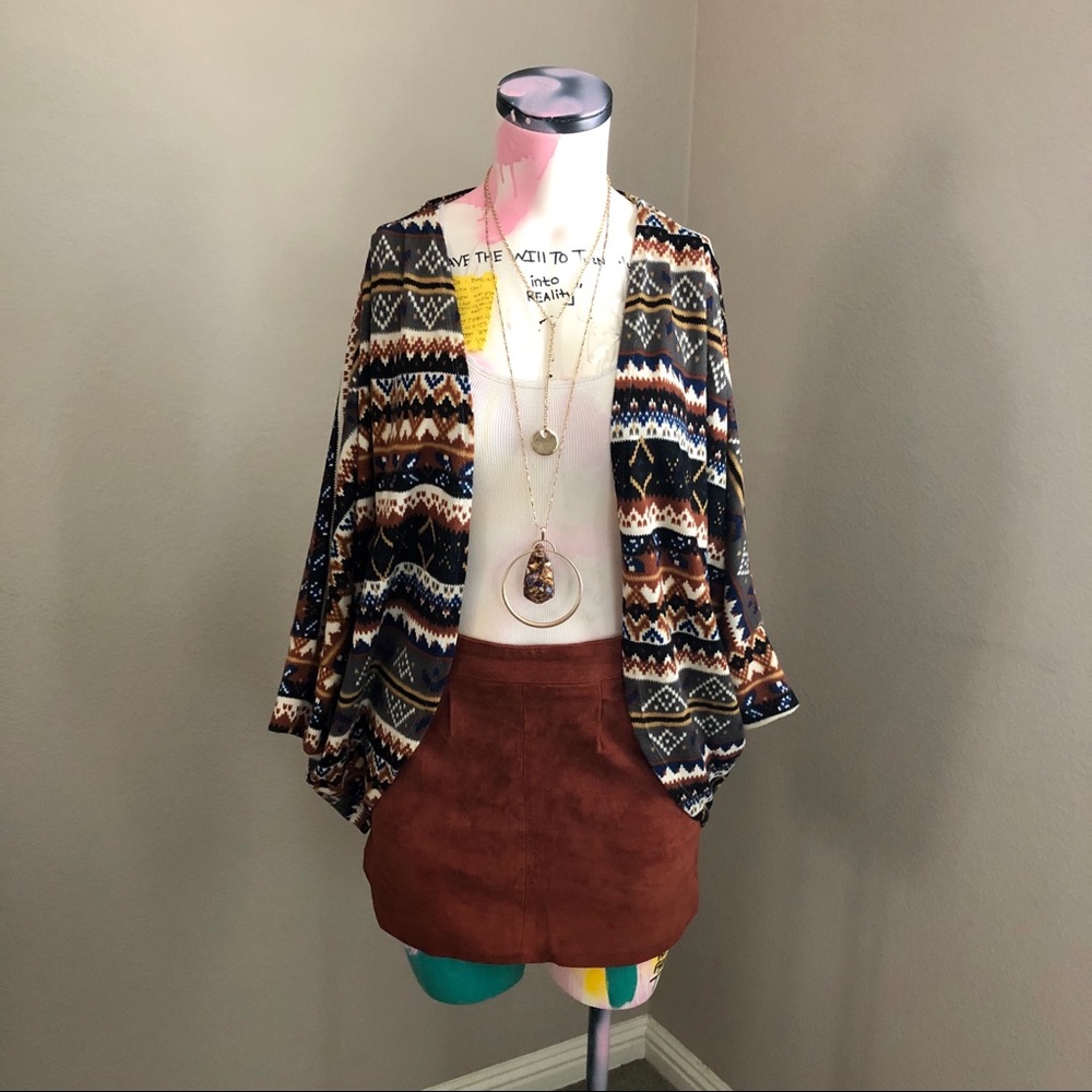Forever 21 poncho style sweater